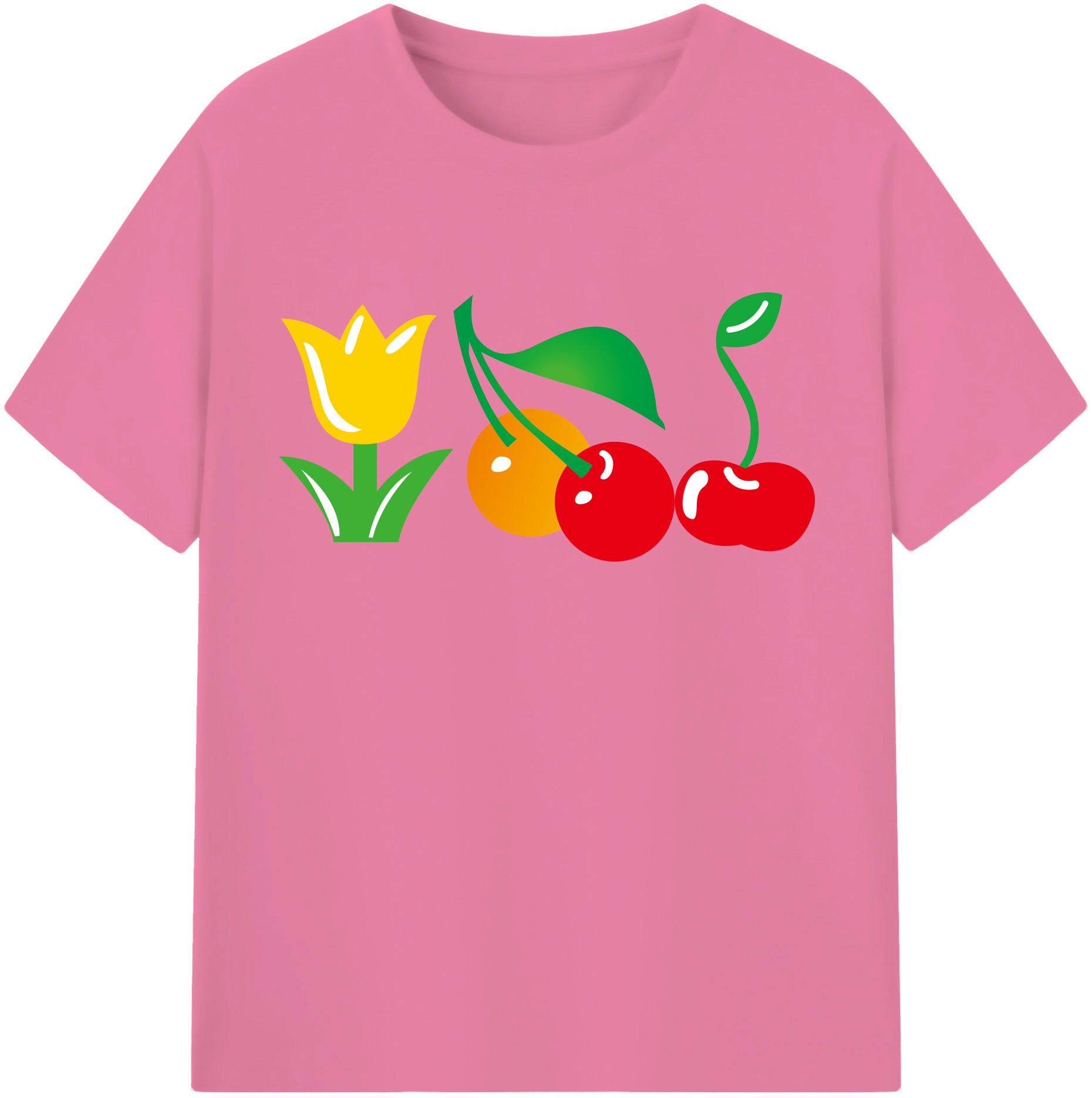 （画像用） Hello Kitty ハローキティ 綿100％半袖Tシャツ（フロントプリント）